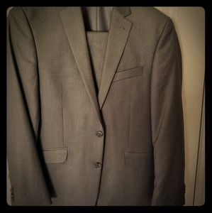 Grey Kenneth Cole Mens Suit